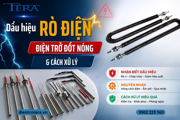 Dấu hiệu điện trở đốt nóng bị rò rỉ điện và biện pháp xử lý an toàn