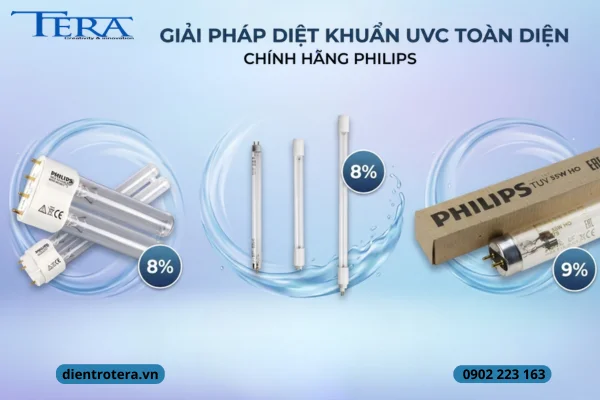 Đèn Diệt Khuẩn Philips Chính Hãng - Khử Khuẩn Không Khí & Nguồn Nước