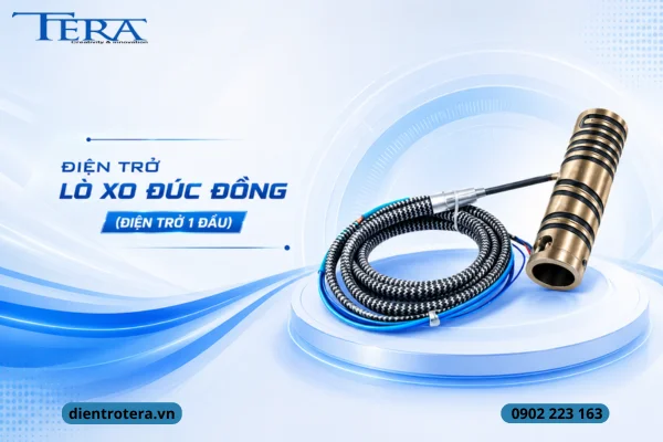 Điện trở lò xo đúc đồng (điện trở 1 đầu) hiệu suất bao nhiêu?