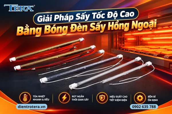 Giải Pháp Sấy Tốc Độ Cao Bằng Bóng Đèn Sấy Hồng Ngoại 