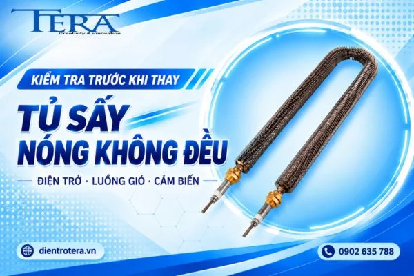 Tủ sấy công nghiệp nóng không đều: cần kiểm tra gì trước khi thay điện trở?