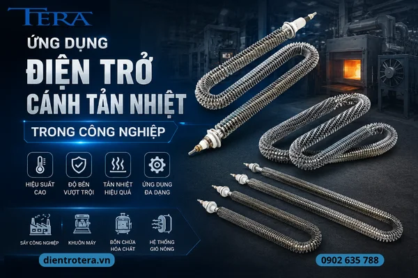Ứng dụng điện trở cánh tản nhiệt trong công nghiệp